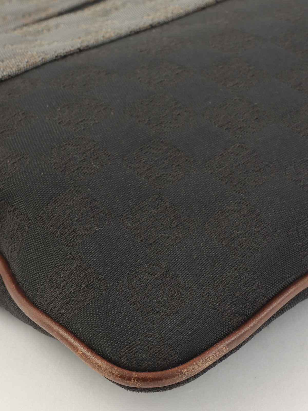 アナグラムパターンショルダーバッグ ブラック