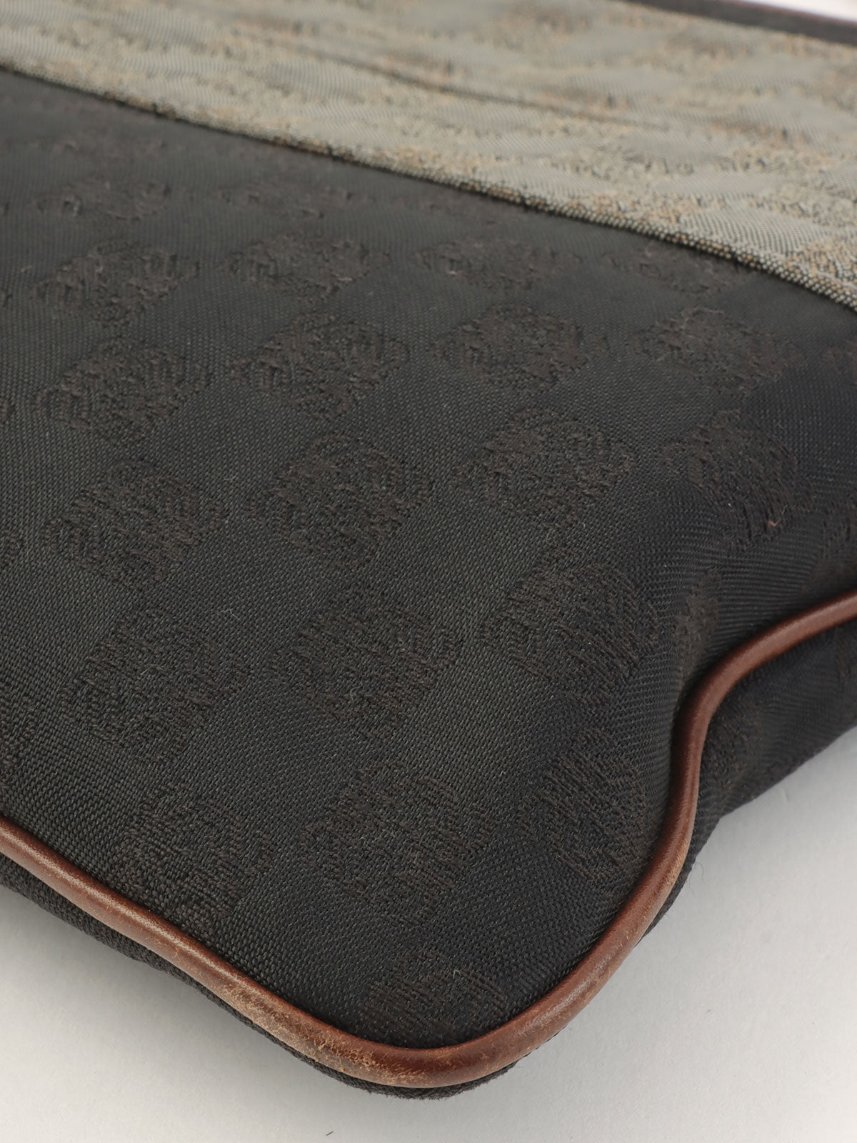 アナグラムパターンショルダーバッグ ブラック