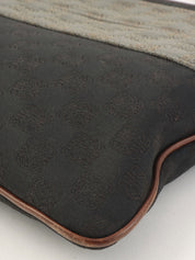 アナグラムパターンショルダーバッグ ブラック