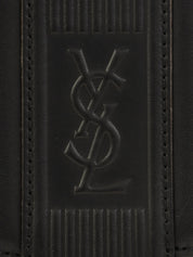 黑色压纹Logo单肩包