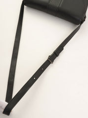 黑色压纹Logo单肩包