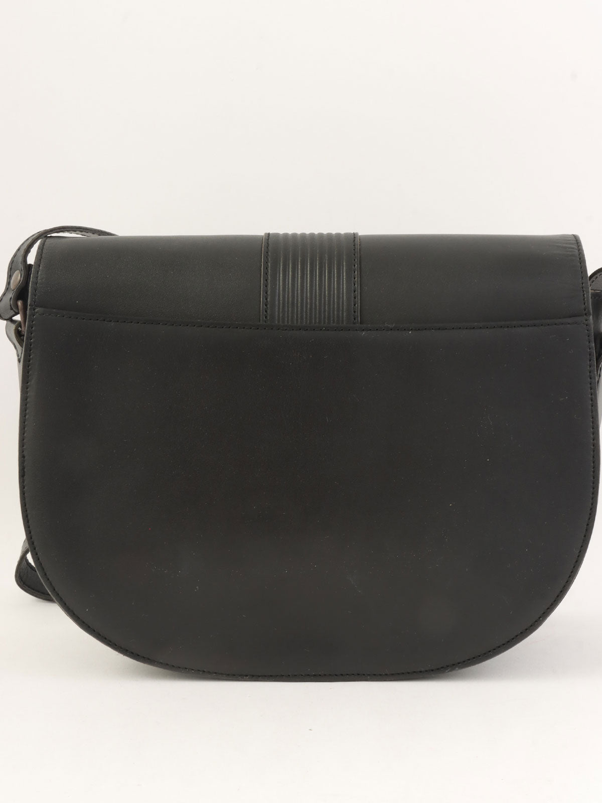 黑色压纹Logo单肩包