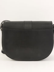 黑色压纹Logo单肩包