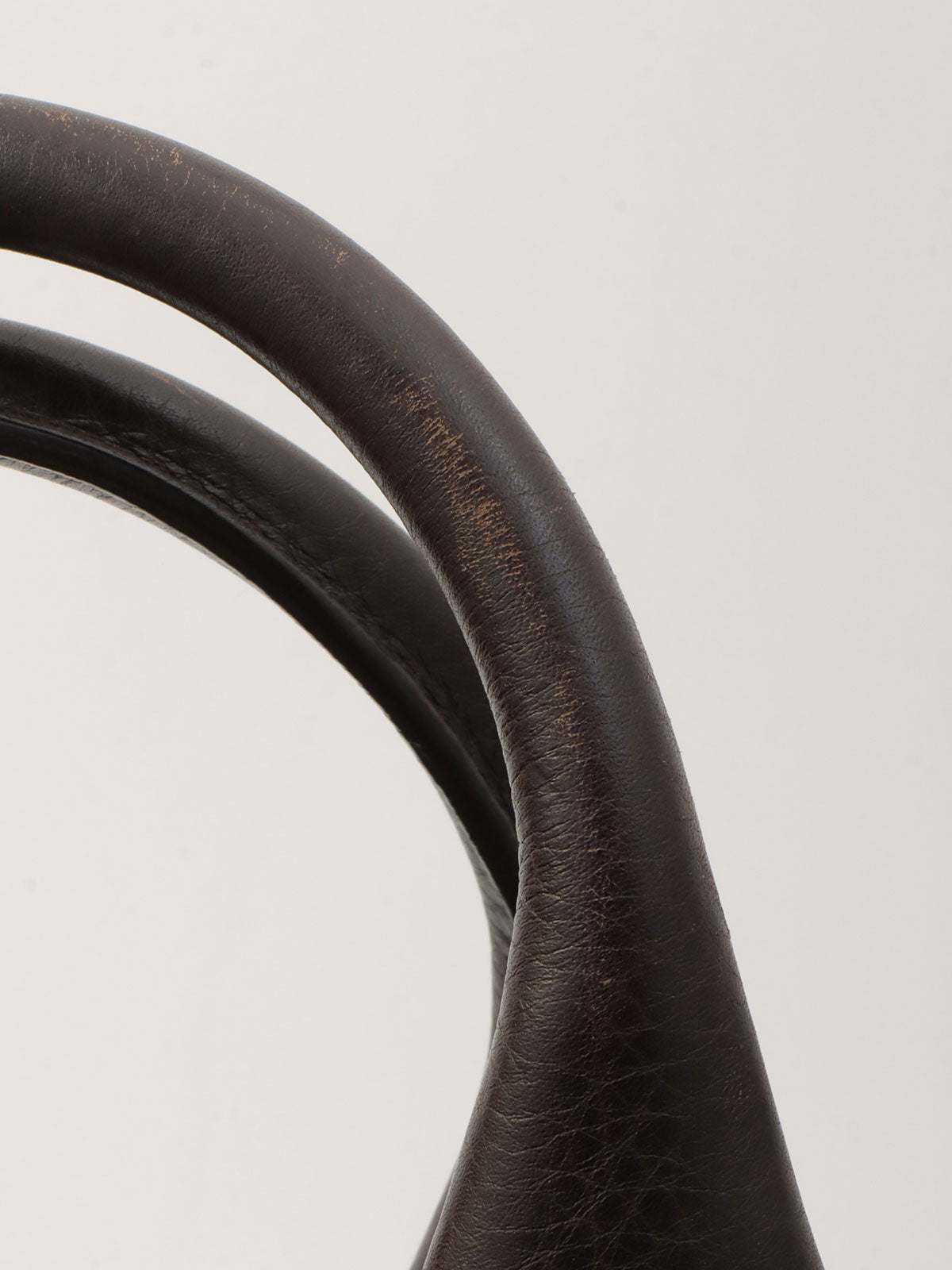 ディアマンテミニボストンバッグ ベージュ/ダークブラウン