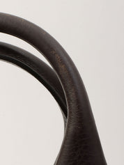 ディアマンテミニボストンバッグ ベージュ/ダークブラウン