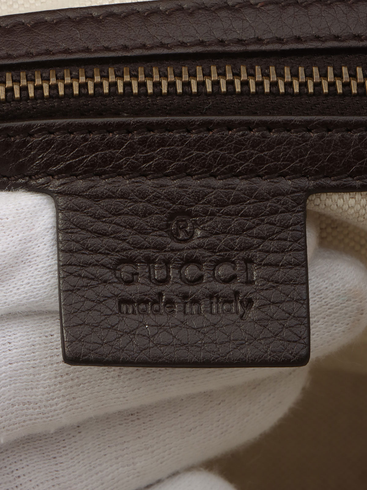 ディアマンテミニボストンバッグ ベージュ/ダークブラウン