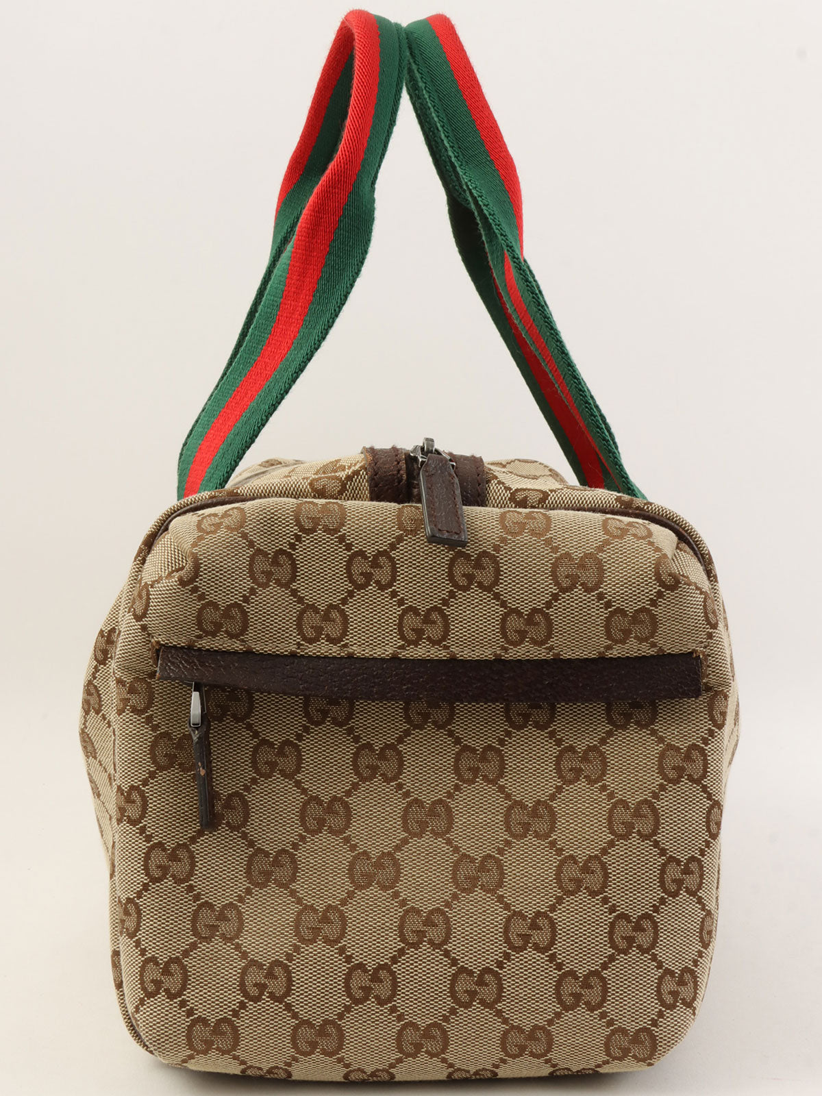 GG 图案雪莉线波士顿包，米色