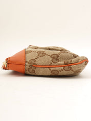 Canvas GG Pattern Pouch Orange/Brown
