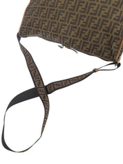 FFズッカパターンショルダーバッグ ブラウン