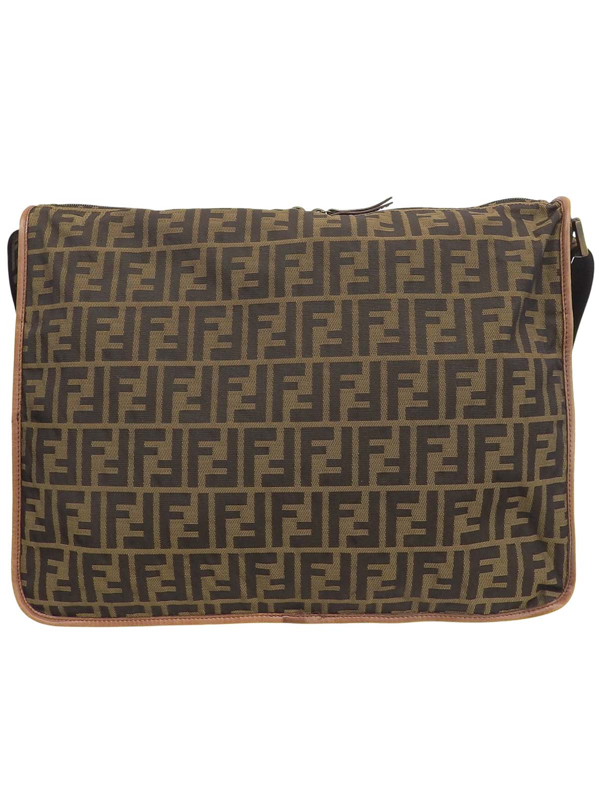 FFズッカパターンショルダーバッグ ブラウン