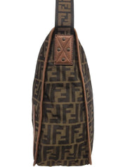 FF Zucca图案棕色单肩包