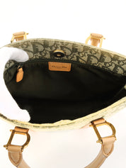 トロッターパターンハンドバッグ グリーン