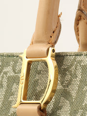 トロッターパターンハンドバッグ グリーン