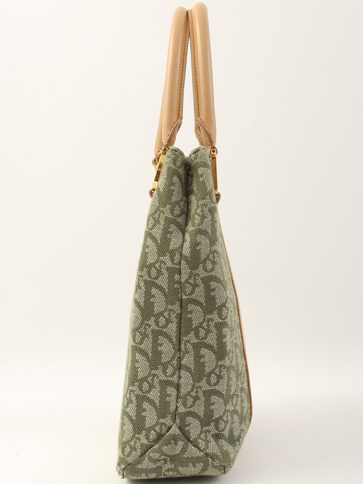 トロッターパターンハンドバッグ グリーン