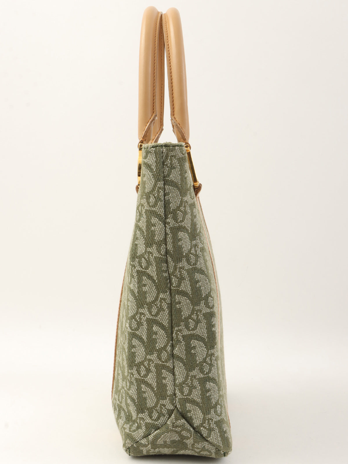 トロッターパターンハンドバッグ グリーン