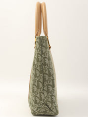 トロッターパターンハンドバッグ グリーン