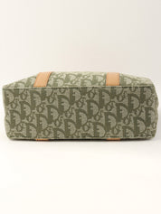 トロッターパターンハンドバッグ グリーン