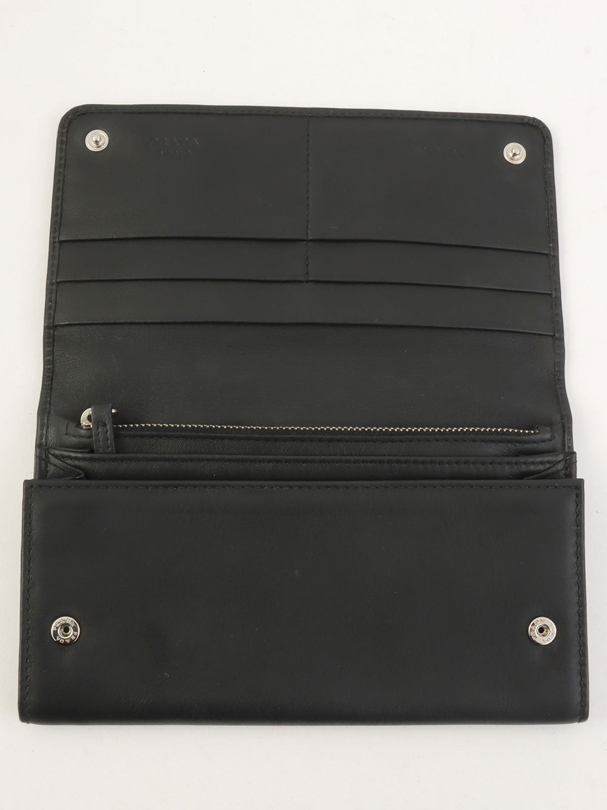 ロゴエンボスロングウォレット ブラック