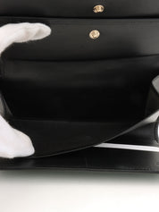 帆布 GG 图案长款钱包 绿色/黑色