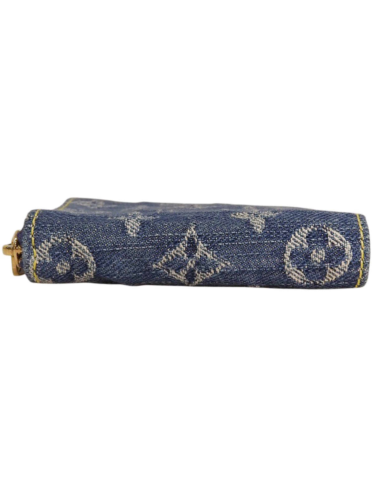 2007 Denim Monogram Mini Zippy Indigo