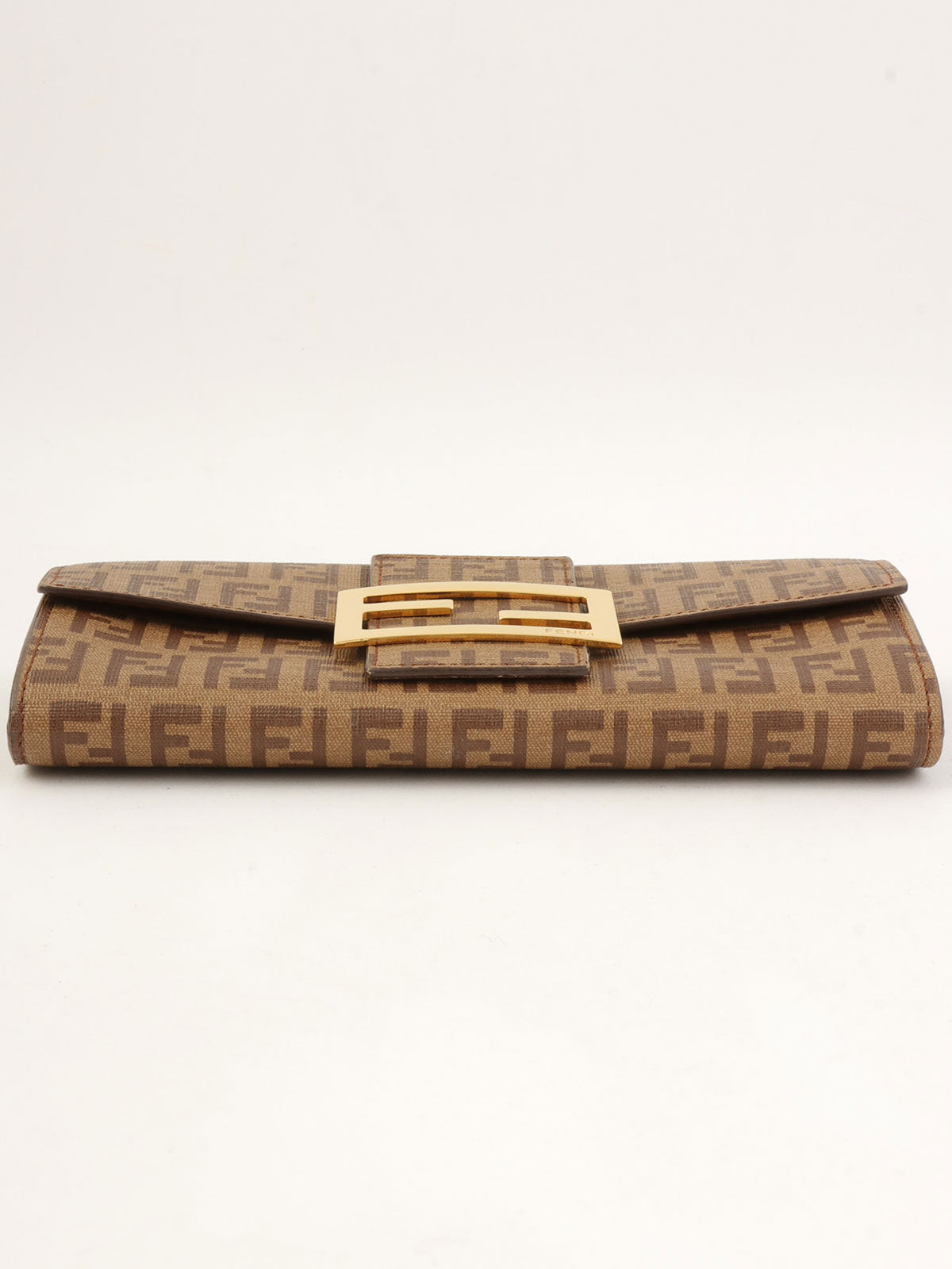 FF 西葫芦图案长款钱包（棕色）