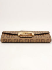 FF 西葫芦图案长款钱包（棕色）