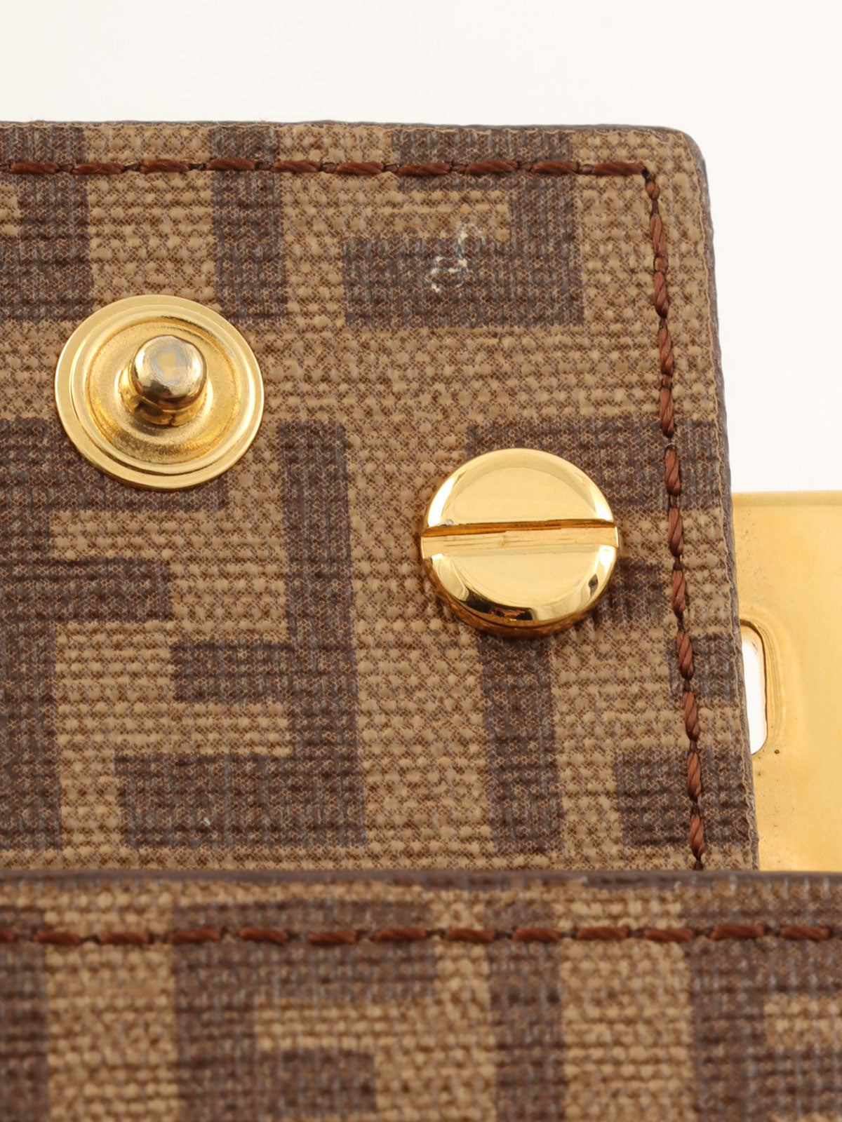 FF 西葫芦图案长款钱包（棕色）