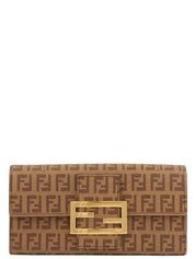 FF 西葫芦图案长款钱包（棕色）