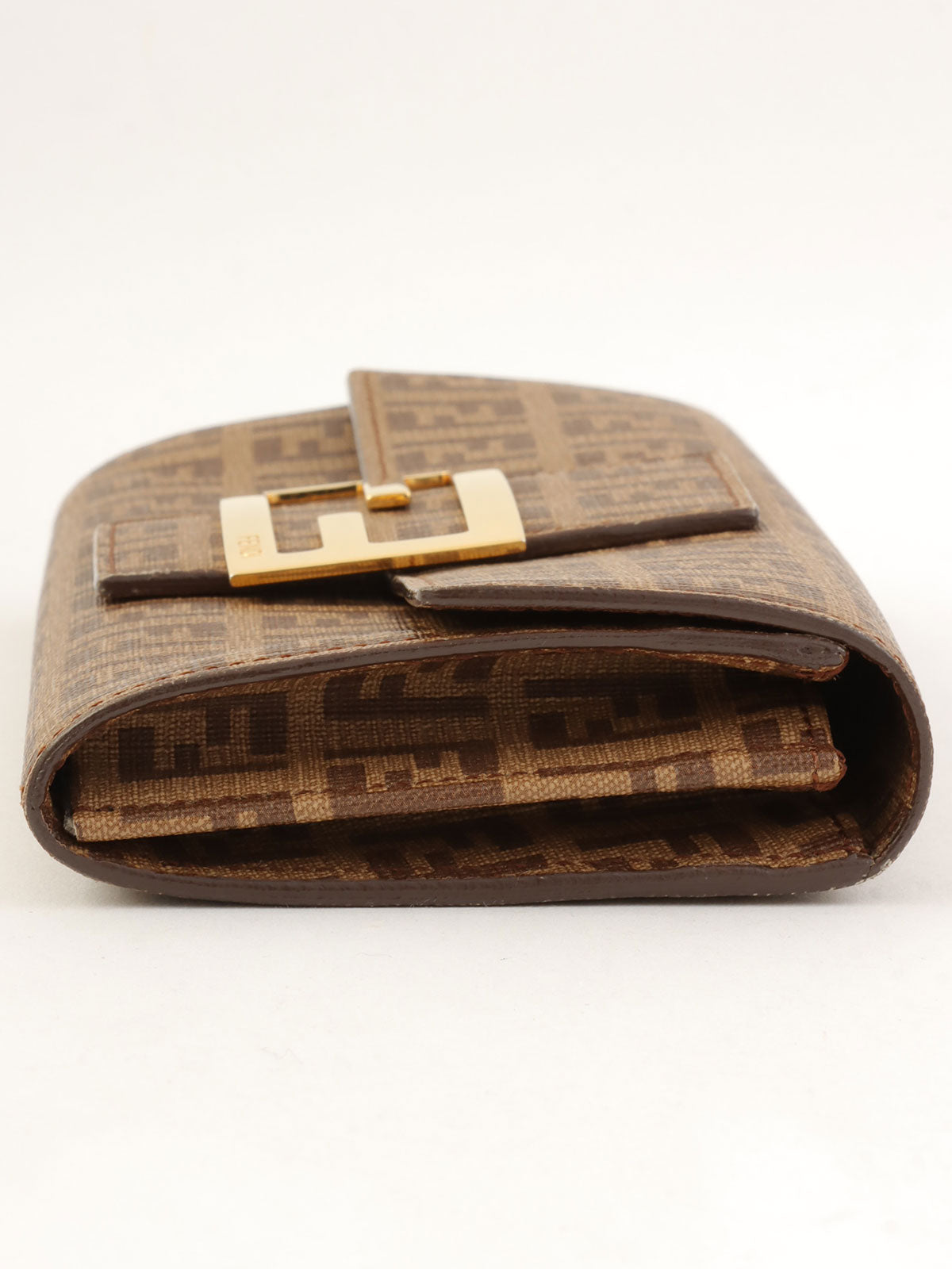 FF 西葫芦图案长款钱包（棕色）