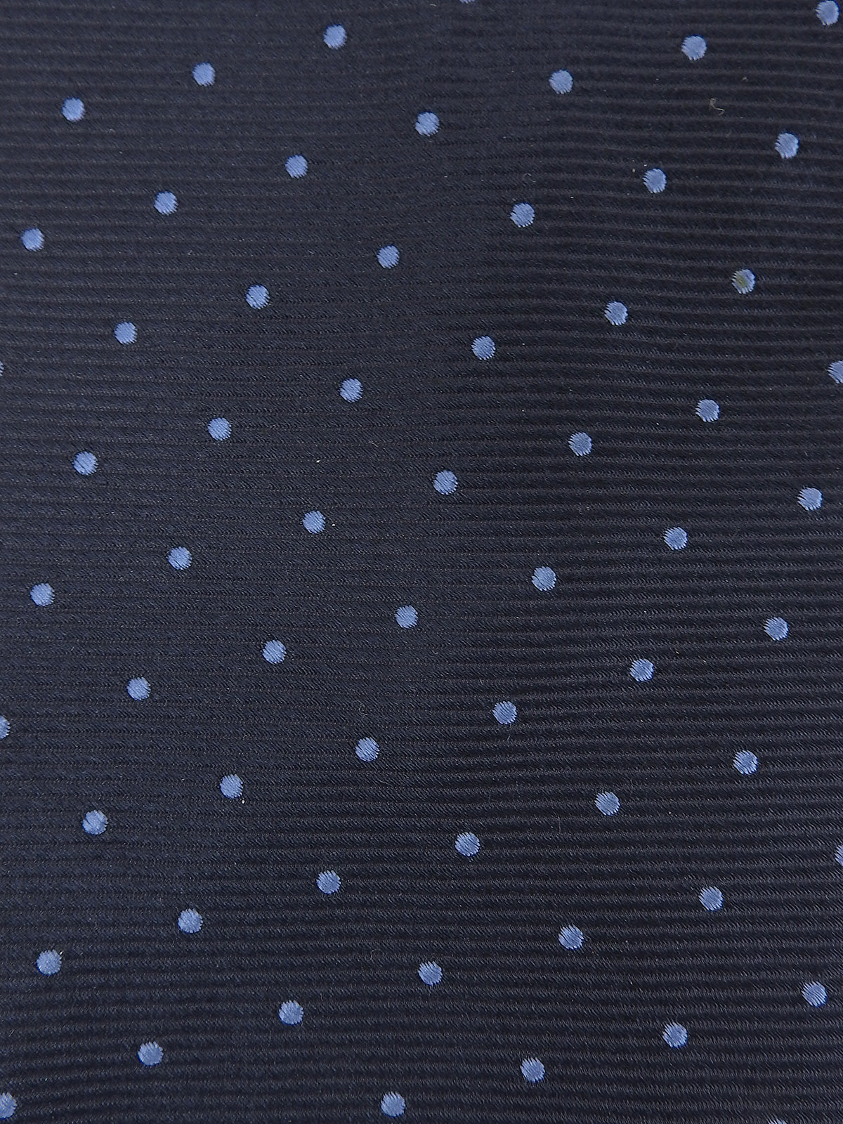 Dot Pattern Tie Navy/Sky Blue