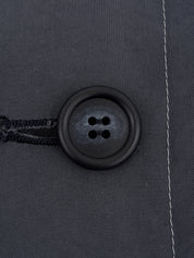 Design Stitch Trench Coat Gray