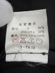 ロゴエンブレム刺繍ジャケット ネイビー