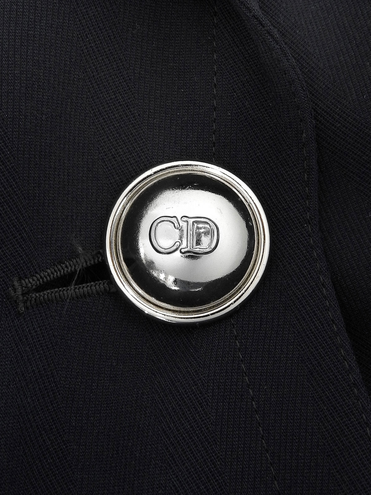 ロゴエンブレム刺繍ジャケット ネイビー