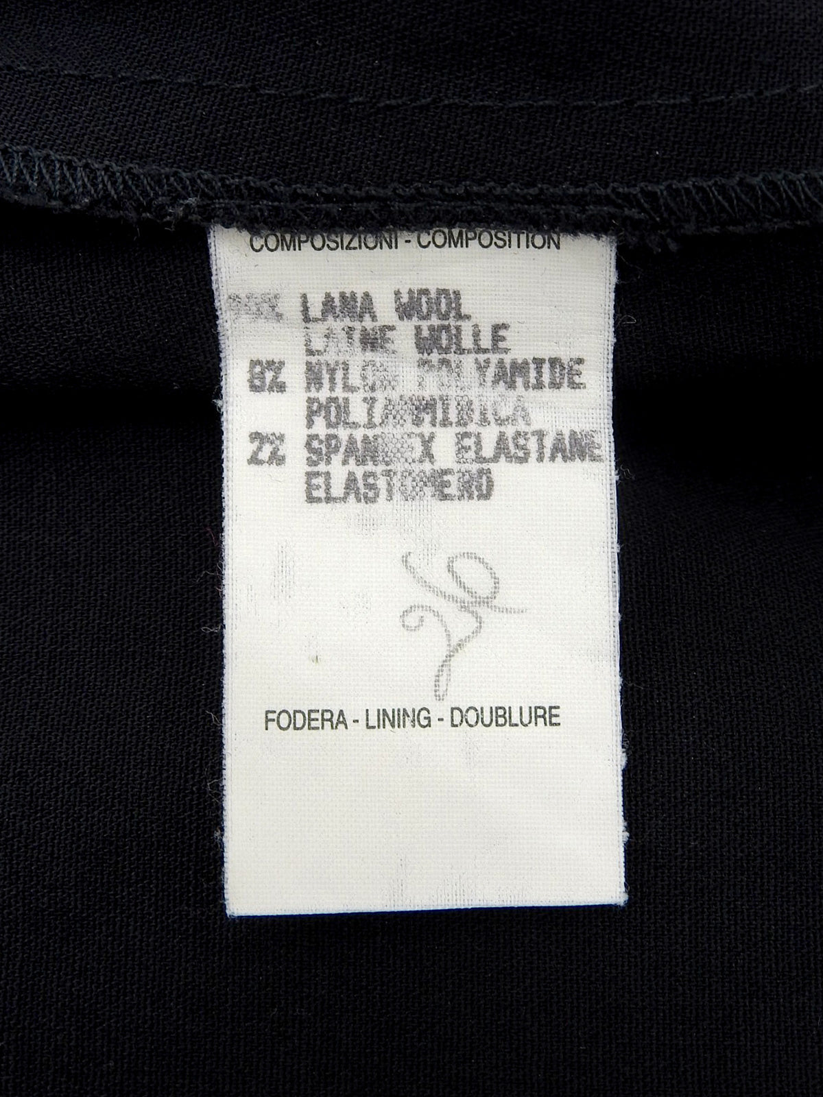 トム・フォード期 ロゴスナップボタン長袖シャツ ブラック