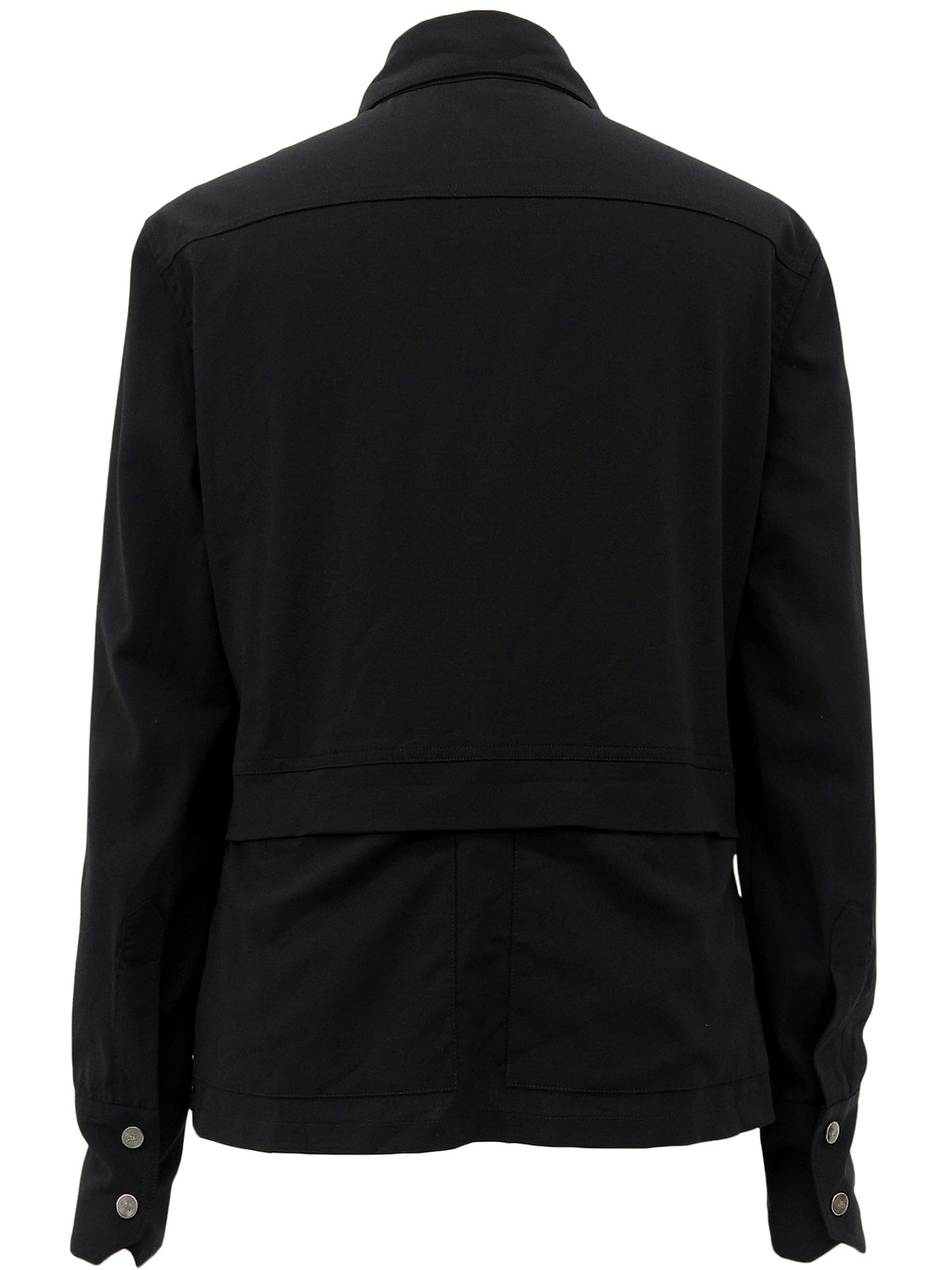 トム・フォード期 ロゴスナップボタン長袖シャツ ブラック