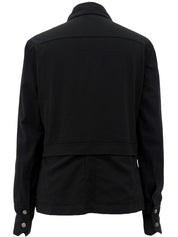 トム・フォード期 ロゴスナップボタン長袖シャツ ブラック