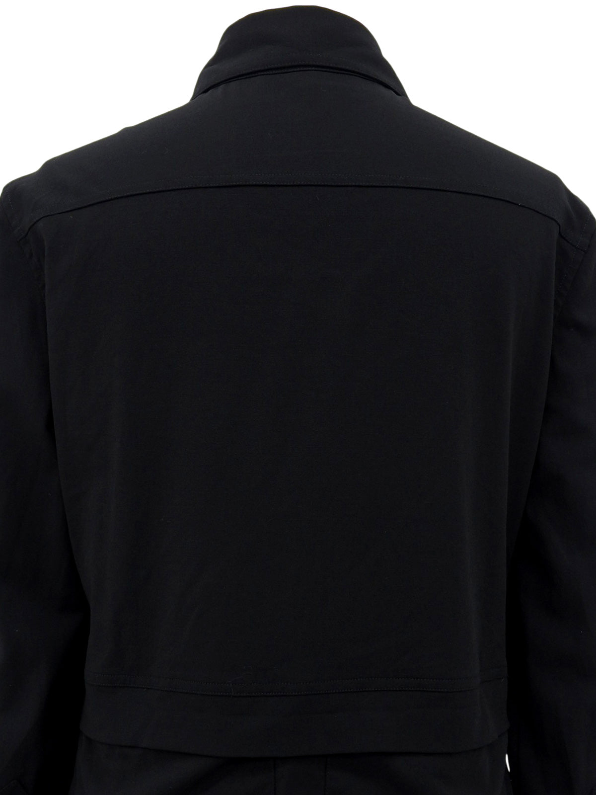 トム・フォード期 ロゴスナップボタン長袖シャツ ブラック