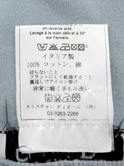 ポケットデザインレースアップ半袖Tシャツ ライトブルー