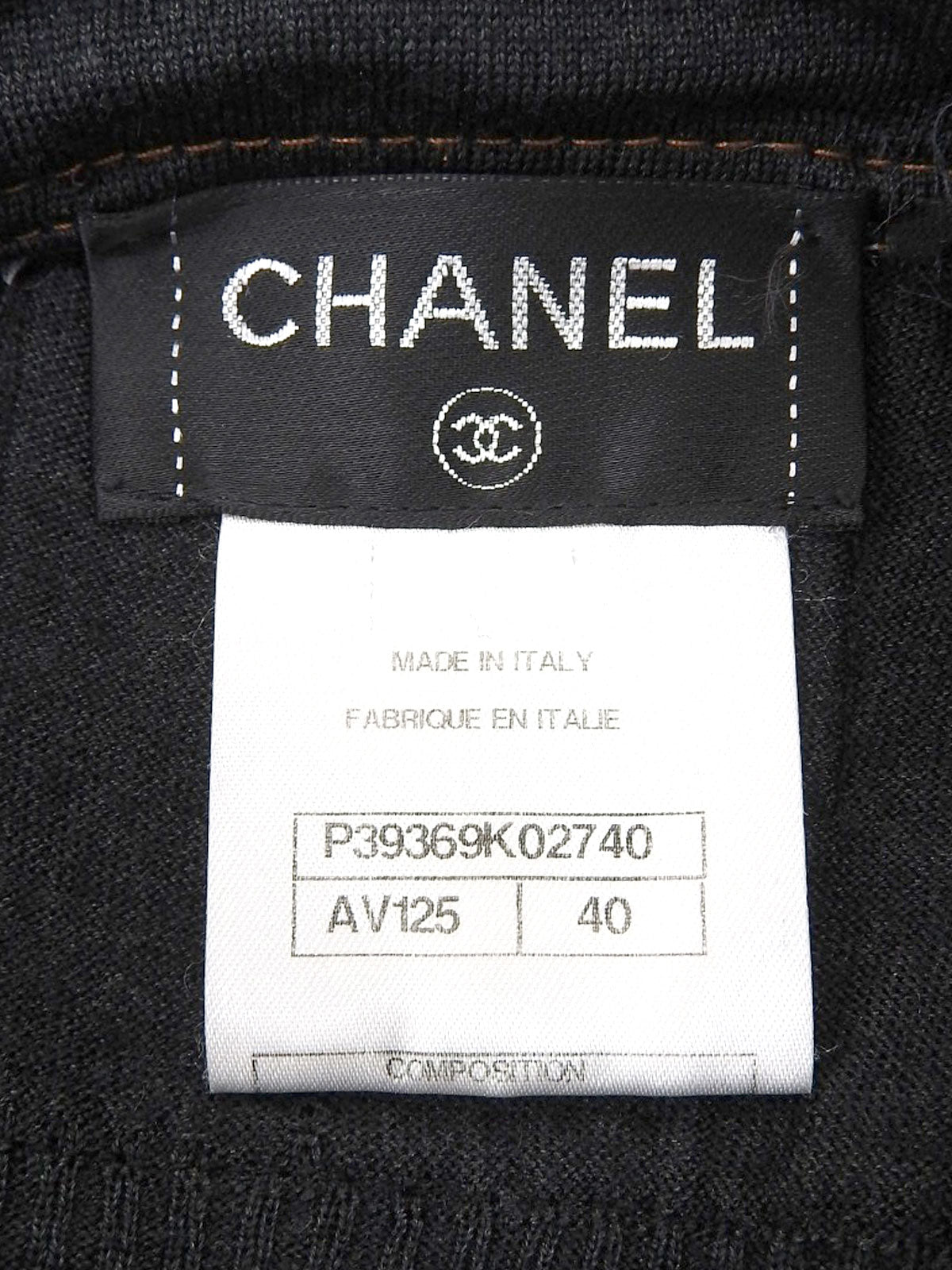 CC Mark Button Knit Cardigan Gray