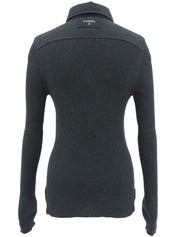 CC Mark Button Knit Cardigan Gray