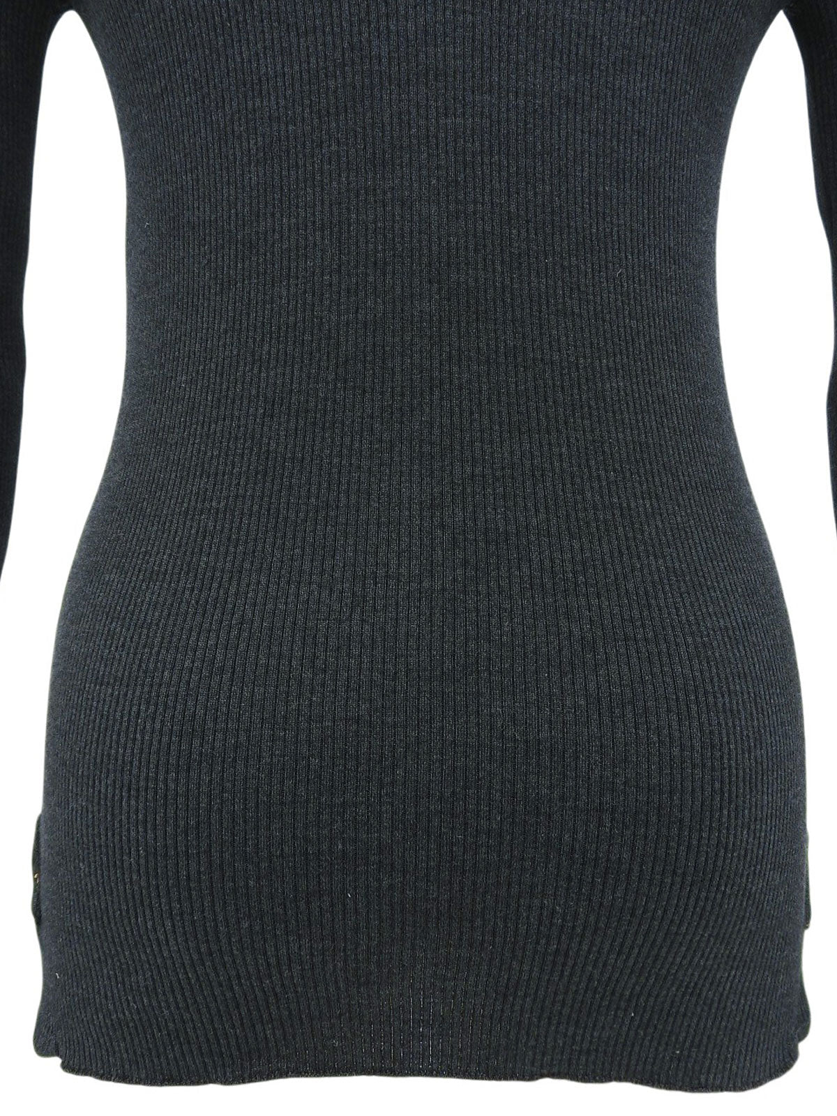 CC Mark Button Knit Cardigan Gray