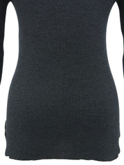 CC Mark Button Knit Cardigan Gray