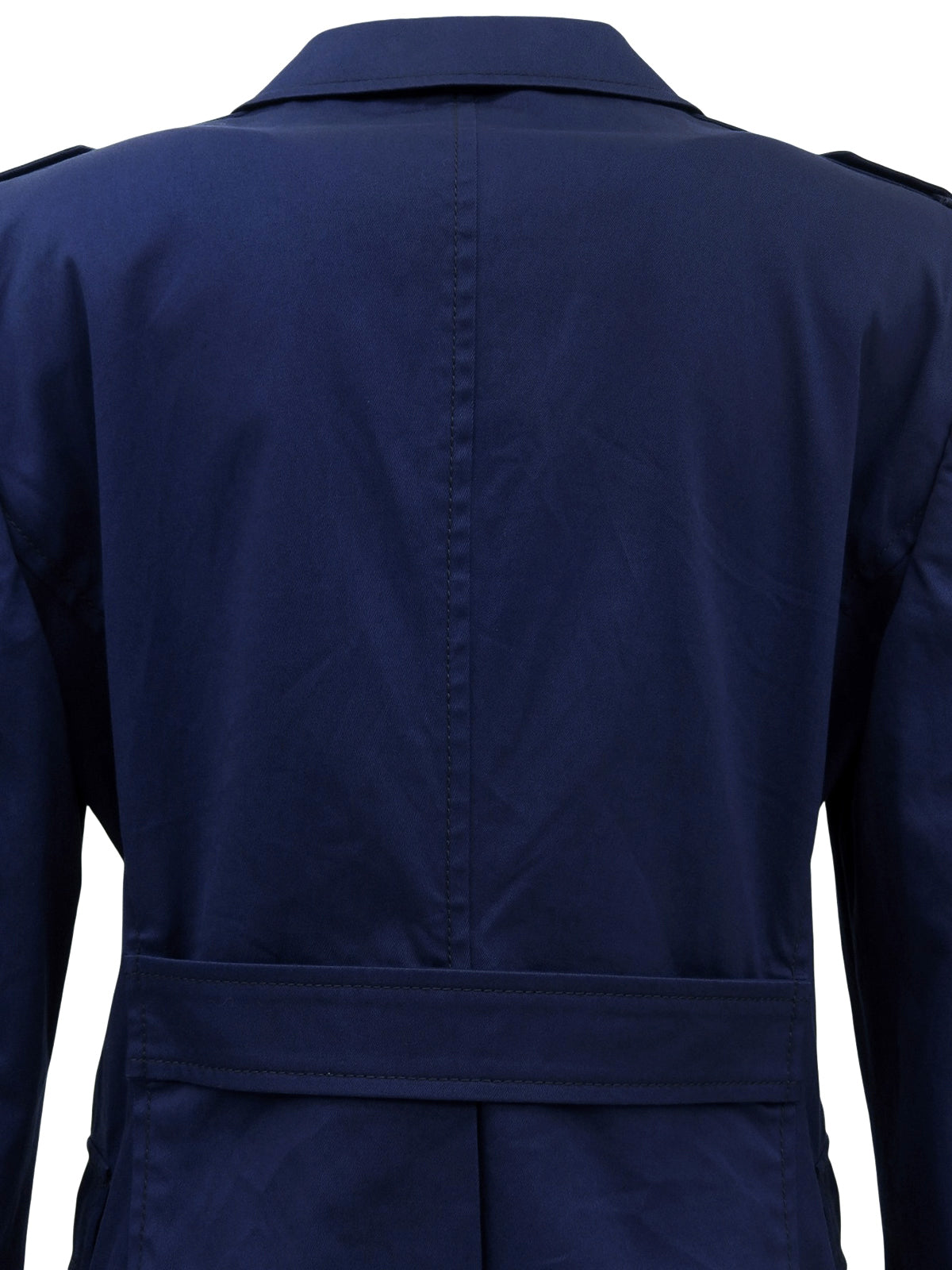 Logo Button Design Tailored Jacket Blue