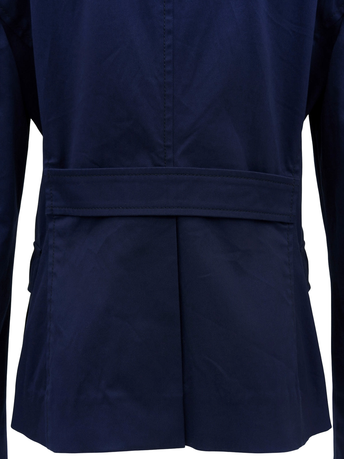 Logo Button Design Tailored Jacket Blue