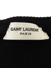 オフショルダーニットトップス ブラック