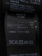 オフショルダーニットトップス ブラック