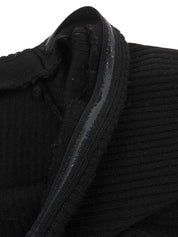 オフショルダーニットトップス ブラック