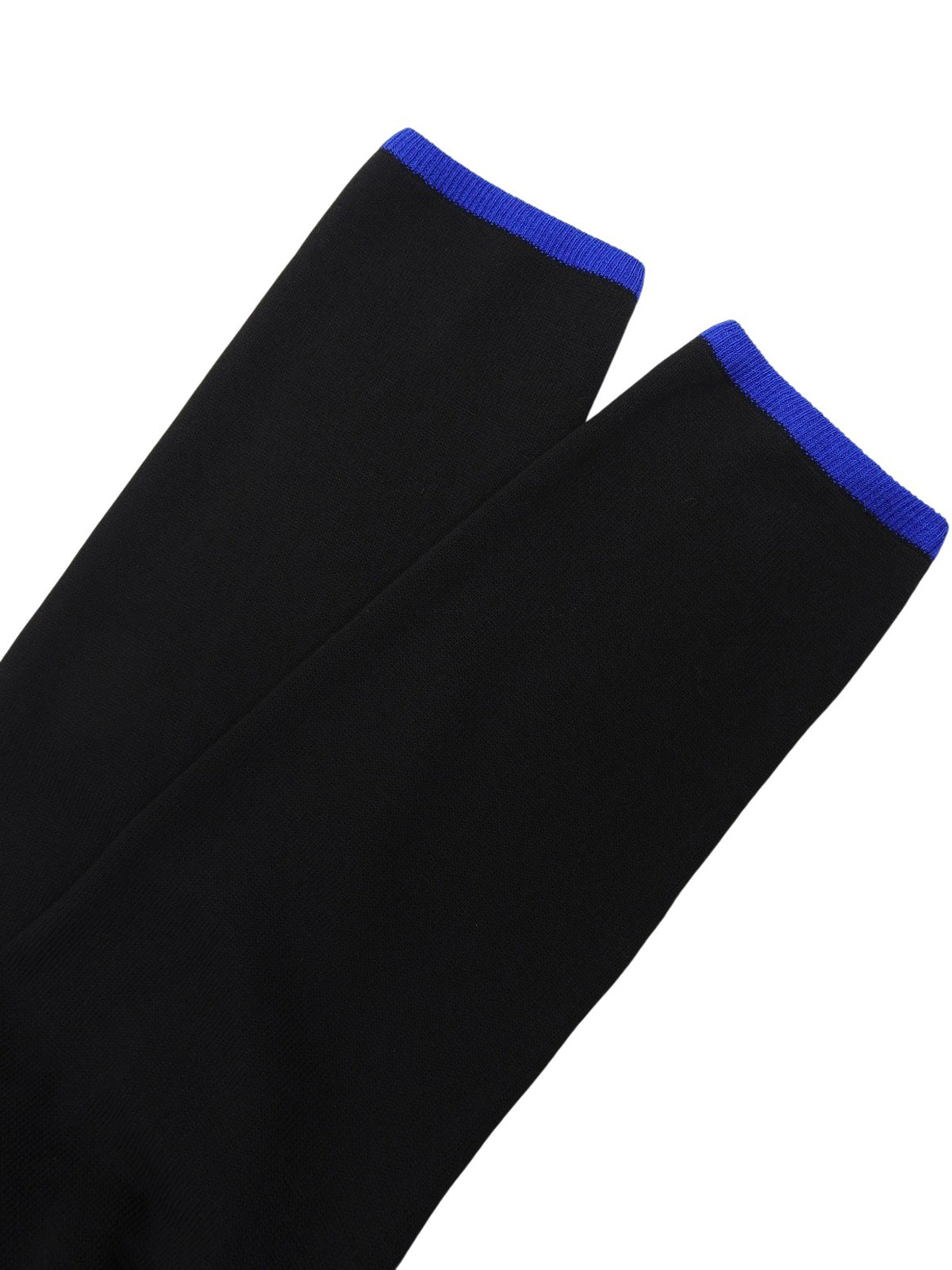 ウールニットジャケット ブラック/ブルー