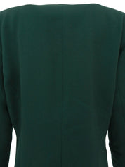 ウールノーカラージャケット グリーン #40