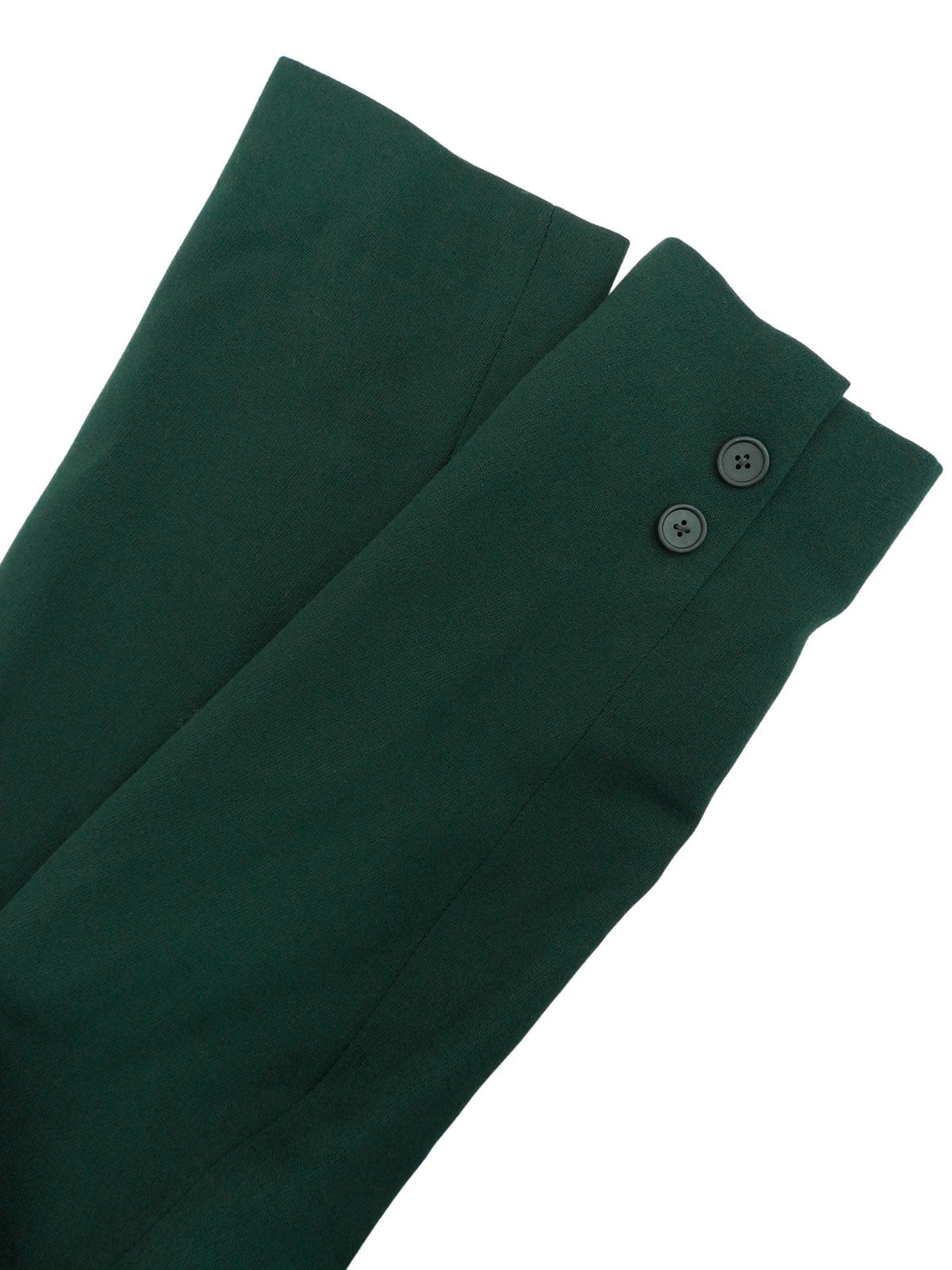 ウールノーカラージャケット グリーン